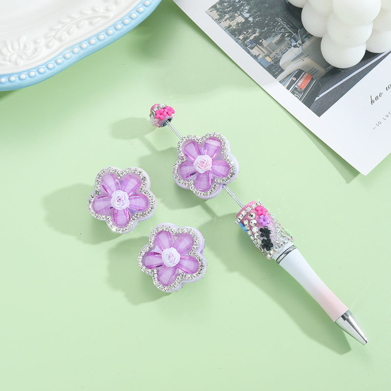 Wholesale 10pcs Heavy Industry Flower Disposal Pearl Pearl